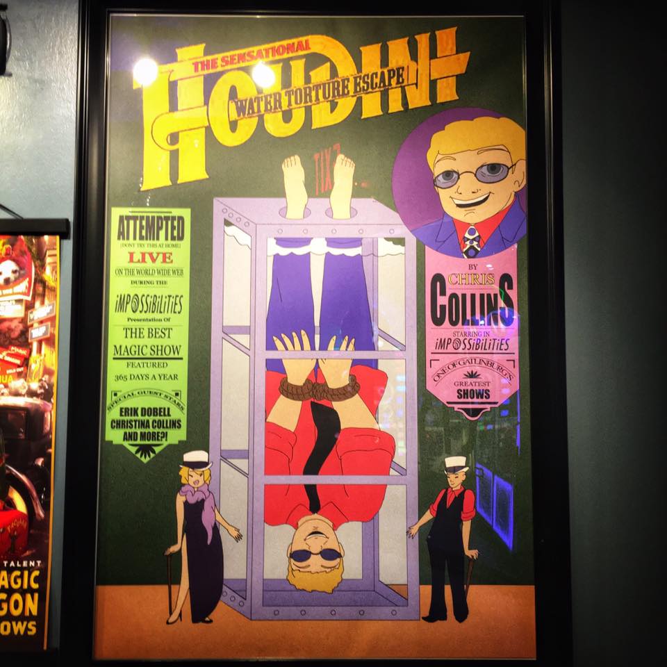 Houdini Water Torture Cell artwork